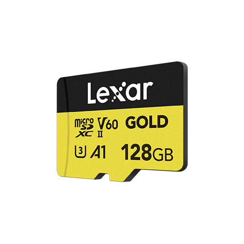 Lexar Gold - Micro SD 128Go V60 - Carte mémoire Lexar