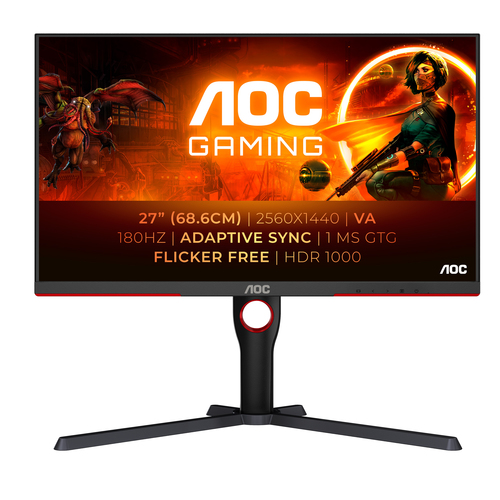 AOC 27"  Q27G3XMN/BK - Ecran PC AOC - Cybertek.fr - 0