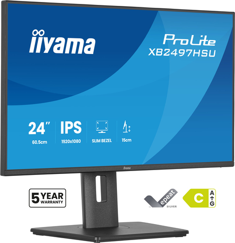 Iiyama 23 pouces  XB2497HSU-B1  - Ecran PC Iiyama - Cybertek.fr - 1