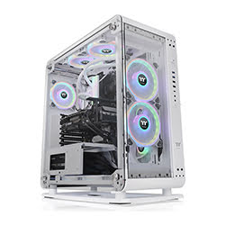 image produit Thermaltake Core P6 Tempered Glass Snow White Cybertek