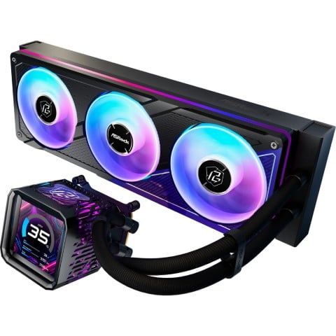 ASRock PHANTOM GAMING 360 LCD - 360mm - Noir - Watercooling - 2