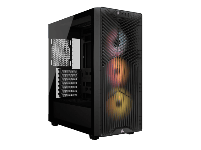 Corsair 3200D RS ARGB Smoke Noir + HX1000i SHIFT Noir Noir - Boîtier PC - 2