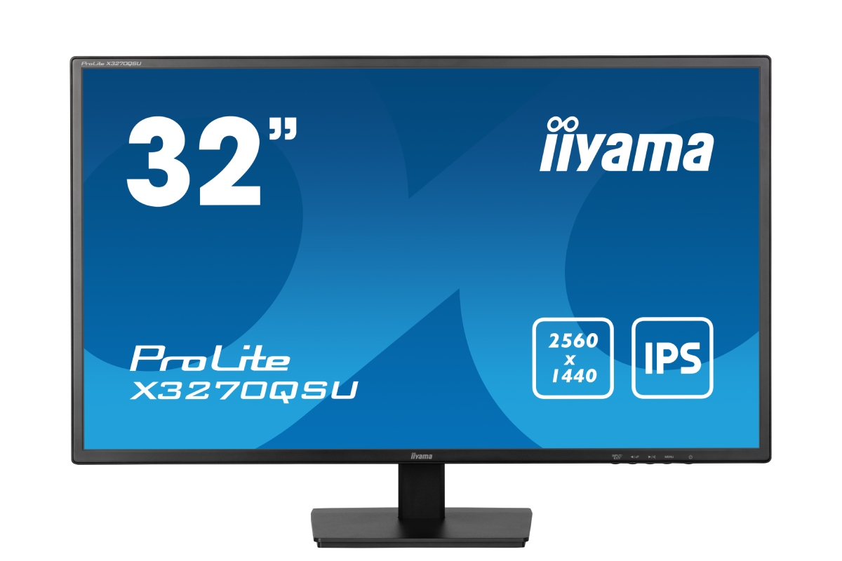 Iiyama 32 pouces  X3270QSU-B1 - Ecran PC Iiyama - Cybertek.fr - 0