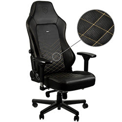 Siège PC Gamer NobleChairs HERO - Noir/Or Cybertek