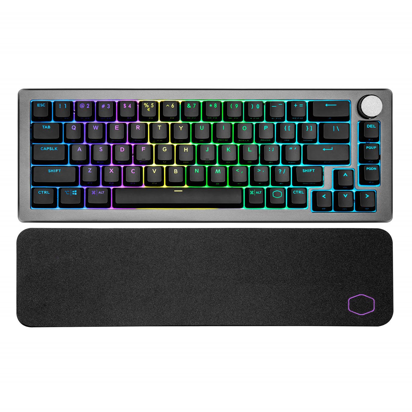 CLAVIER – GAMER – COOLER MASTER – CK721 (SWITCH MARRON) – NOIR – Cybertech