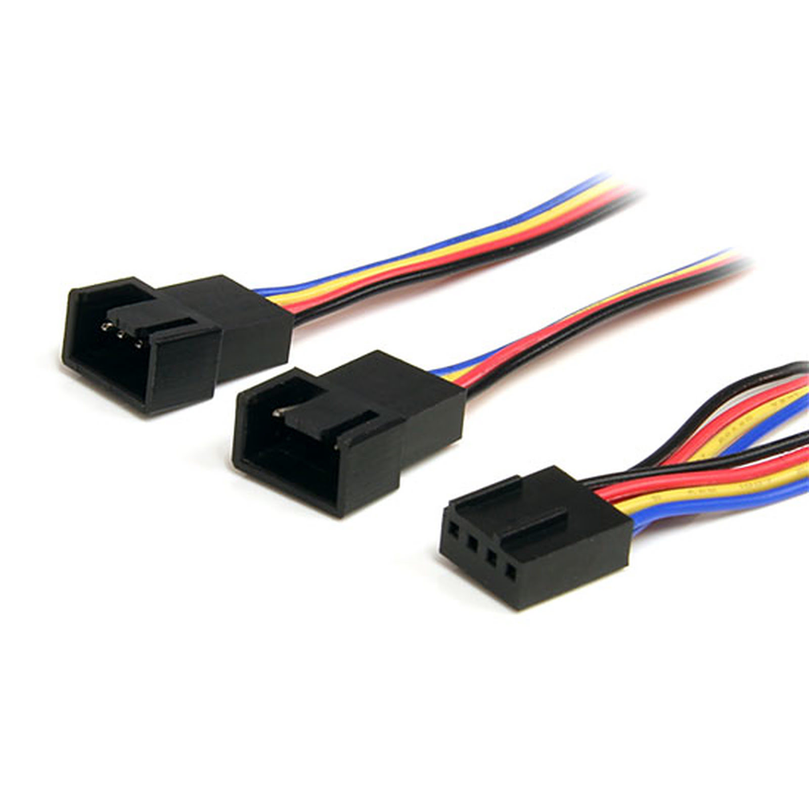 Câble répartiteur ventil. 4Pin PWM - FAN4SPLIT12 - Connectique PC - 0