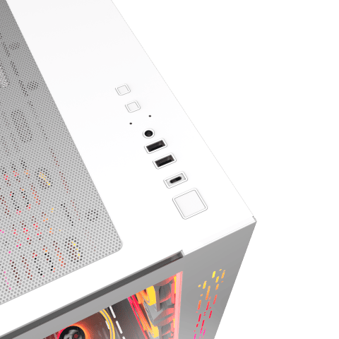 M.RED Crystal Sea Blanc  Blanc - Boîtier PC M.RED - Cybertek.fr - 5