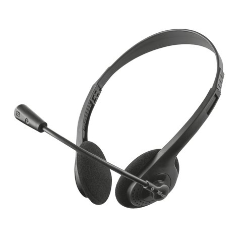 Trust Primo Stereo Noir - Micro-casque - Cybertek.fr - 0