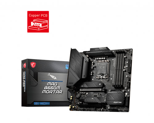 MSI MAG B660M MORTAR Micro-ATX  - Carte mère MSI - Cybertek.fr - 0