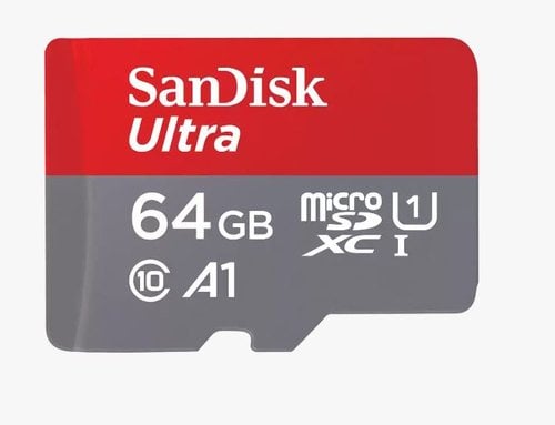 Sandisk 64GB Ultra microSDXC 140MB/s+SD Adapter - Carte mémoire - 0