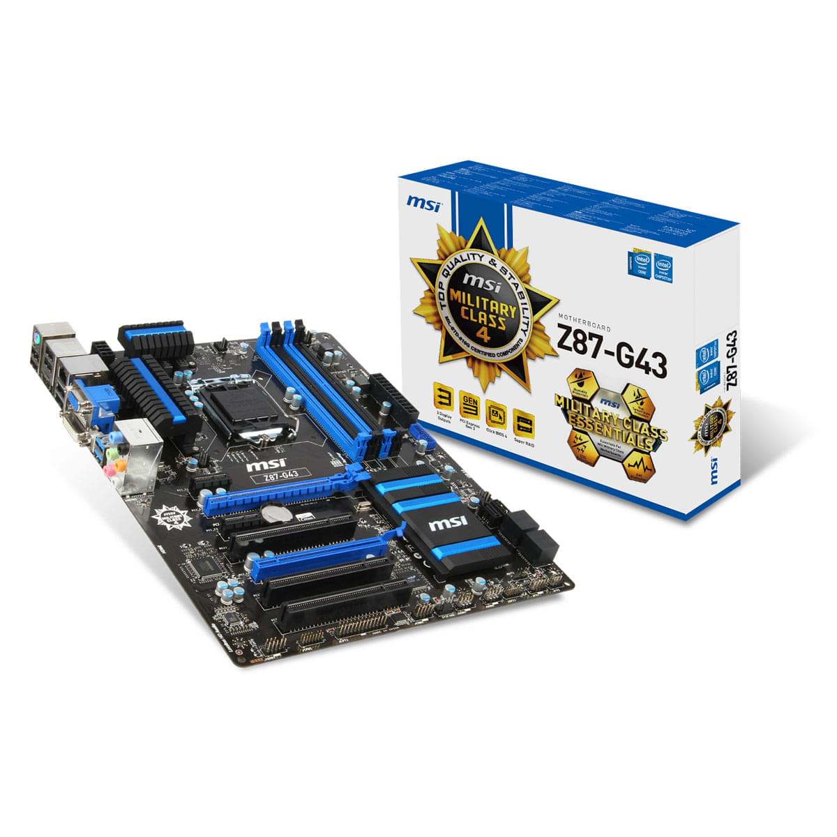 MSI Z87-G43 ATX  - Carte mère MSI - Cybertek.fr - 0