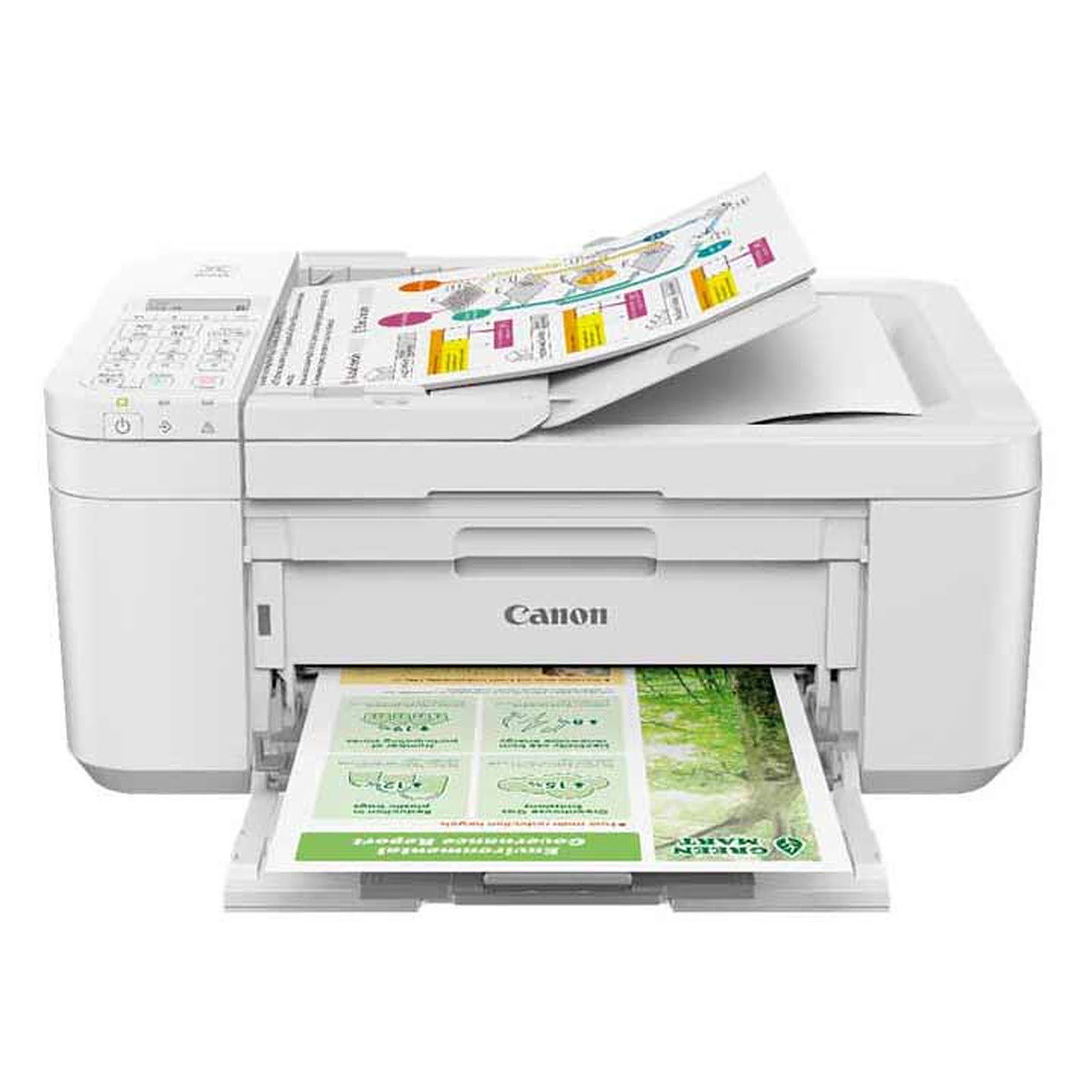 Imprimante multifonction Canon PIXMA TR4651 Blanche - Cybertek.fr - 0