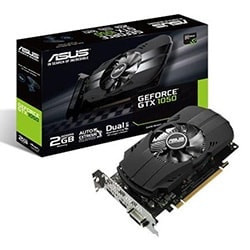 Carte graphique Asus PH GTX1050 2G GTX1050/2Go/DVI/HDMI/DP