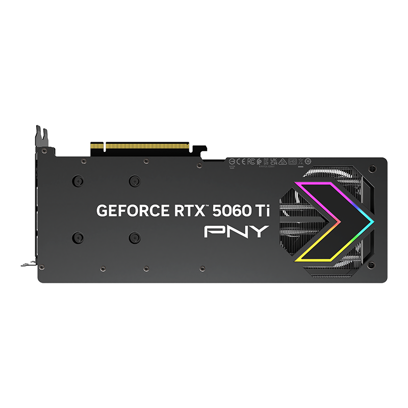 PNY RTX 5060Ti 16Go ARGB Overcloked Tripple Fan - Carte graphique - 8
