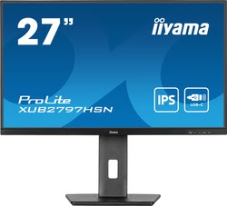 Ecran PC Iiyama XUB2797HSN-B2 - 27" FHD 110Hz 1ms IPS USB-C dock et RJ45 Adaptive Sync Cybertek