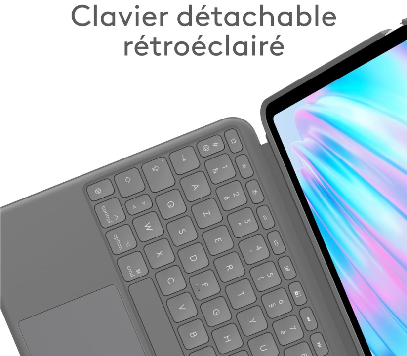Etui Combo Touch iPad Air 11" (M2) - Accessoire tablette Logitech - 2