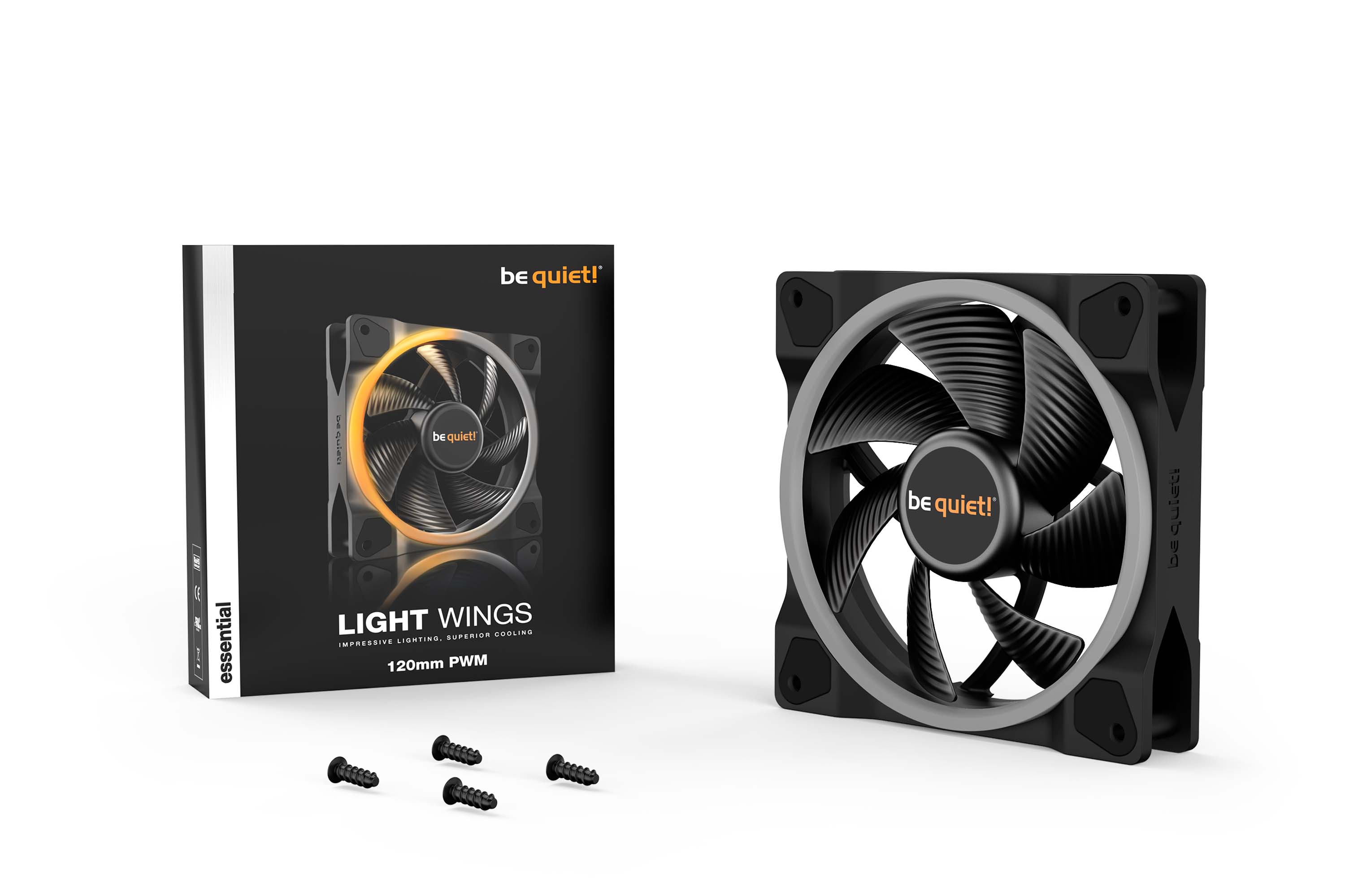 be quiet! Light Wings 120mm PWM ARGB - Ventilateur boîtier - 2