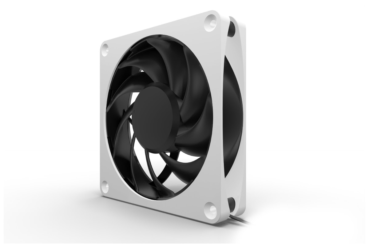 Alphacool Apex Stealth Metal 120mm- 2000rpm Blanc Pack de 3# - Ventilateur boîtier - 3