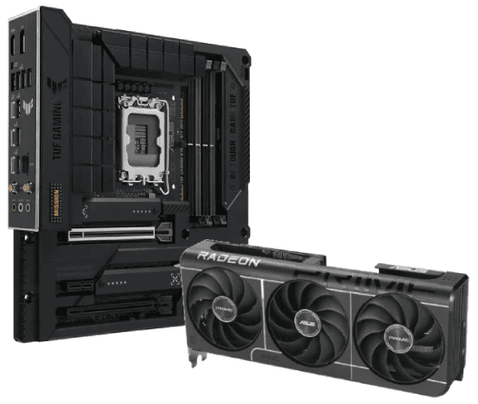 Kit Upgrade PC Asus PRIME 9070 16G EVO OC + TUF GAMING B760M-BTF WF Cybertek