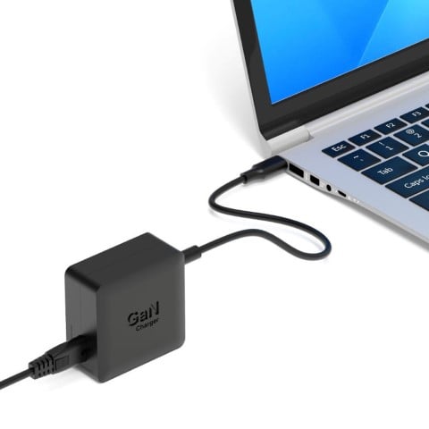 Port Alimentation GaN 65W pour DELL - 2 embouts - Noir (904065DEEU) - Achat / Vente Chargeur sur Cybertek.fr - 3