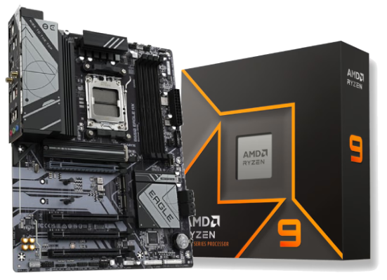 Kit Upgrade PC Gigabyte Ryzen 9 9900X + B650 EAGLE AX Cybertek