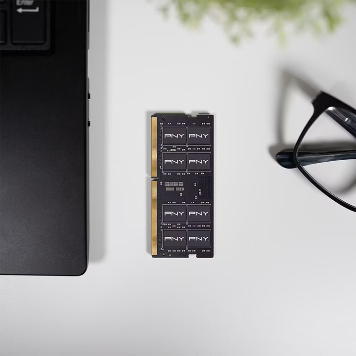 PNY MN8GSD43200-SI (1x8Go DDR4 3200Mhz) BULK - Mémoire PC portable - 2