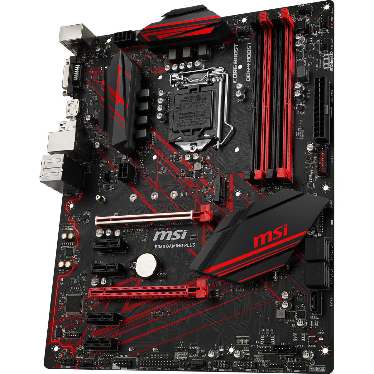 MSI B360 GAMING PLUS ATX DDR4 Carte mère MSI Cybertek.fr