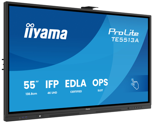 Iiyama TE8613A-B1AG - 85.6" 4K Tactile IPS 8ms Android 14 OS iiShare Wifi Bluetooth (TE8613A-B1AG) - Achat / Vente Affichage collaboratif sur Cybertek.fr - 3