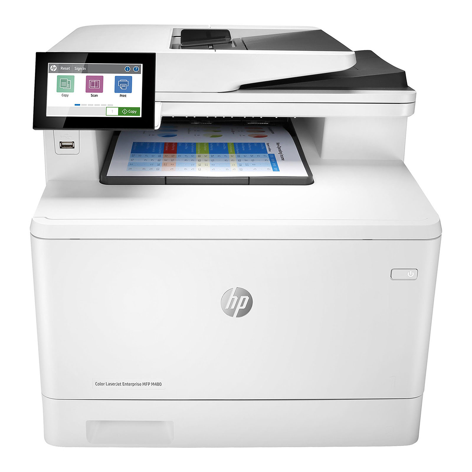 Imprimante multifonction HP Color LaserJet Entreprise M480f - 2