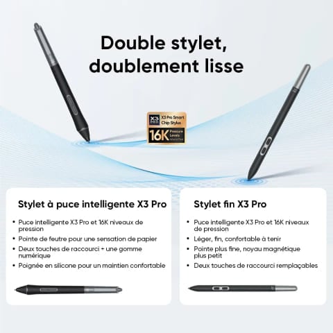 XPPEN Artist Pro 24 Gen 24K/5080LPI/24"/Noir - Tablette graphique - 9