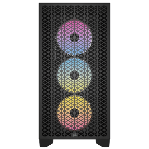 Corsair 3000D Airflow RGB Noir + RM1000e Noir Blanc - Boîtier PC - 3