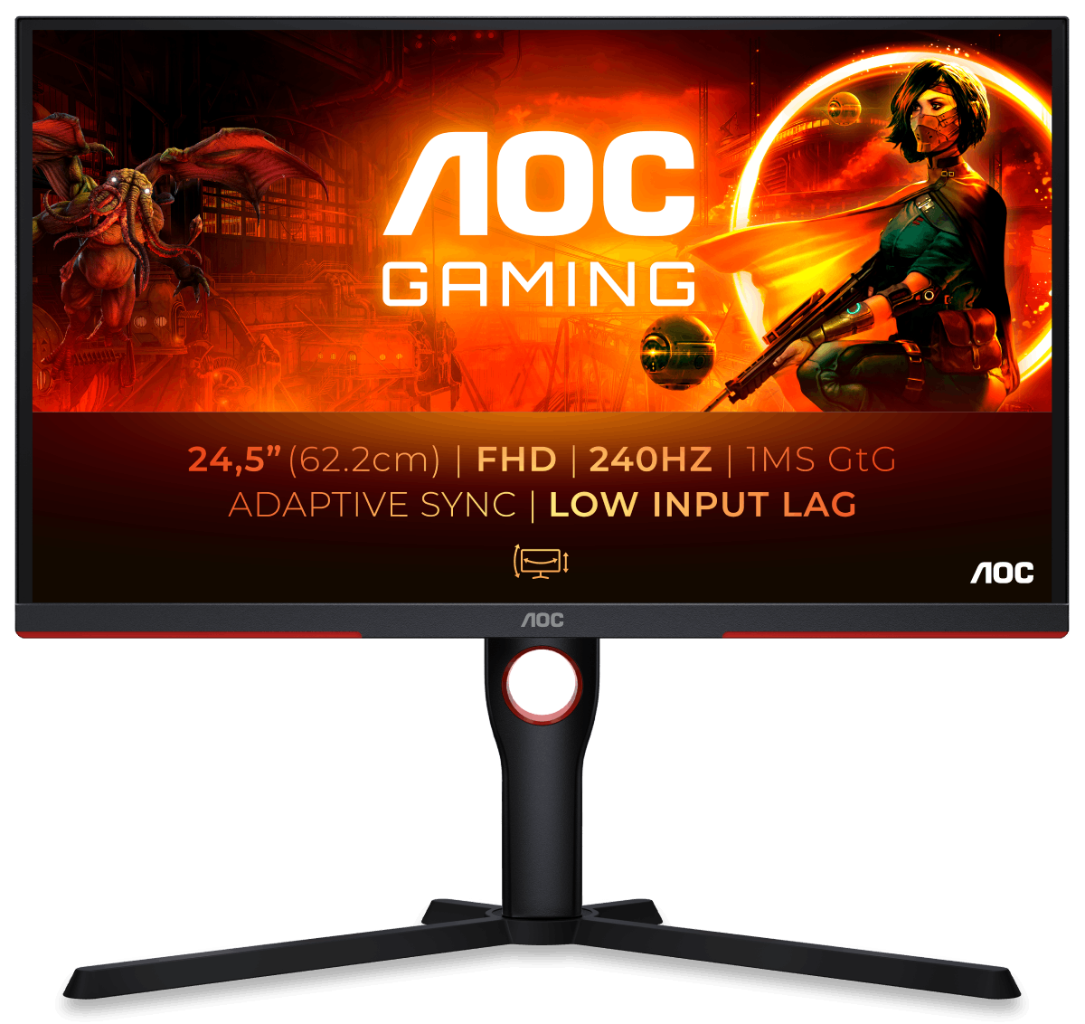 AOC 25"  25G3ZM/BK - Ecran PC AOC - Cybertek.fr - 0