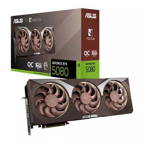 Asus GeForce RTX 5080 16GB GDDR7 Noctua OC Edition - Carte graphique - 0