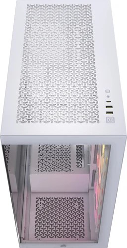 Corsair iCUE LINK 3500X RGB Blanc + RM1000x Shift Noir Blanc - Boîtier PC - 1