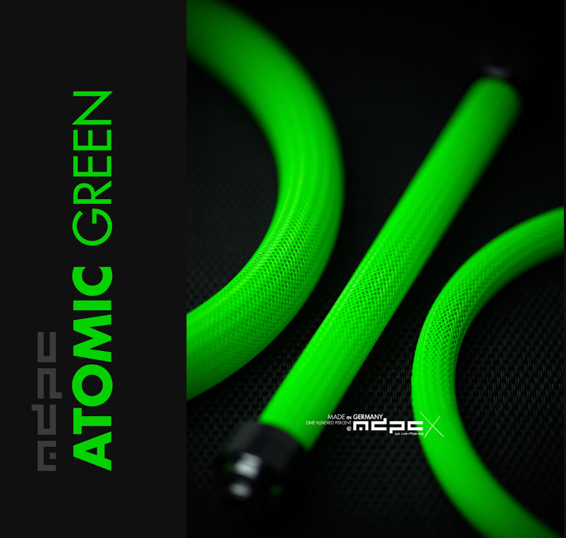 MDPC-X Atomic-Green Cable Sleeve BIG (SKU: SL-B-AG) - Achat / Vente Modding sur Cybertek.fr - 0