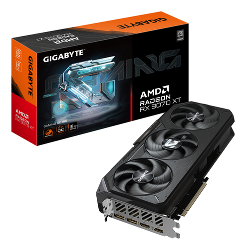 Gigabyte Radeon RX 9070 XT GAMING OC 16G - Carte graphique - 0