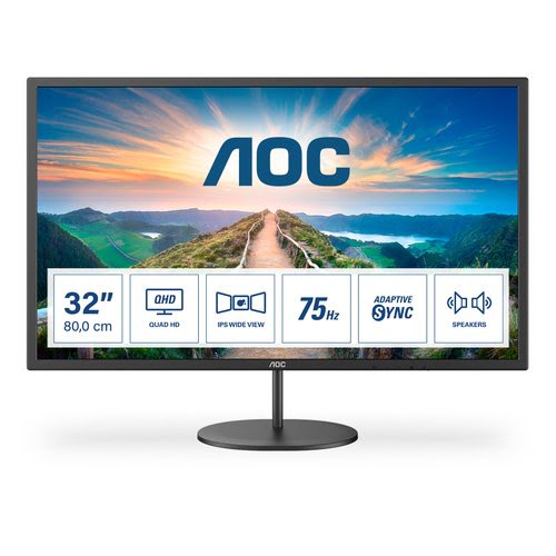 AOC 32"  Q32V4 - Ecran PC AOC - Cybertek.fr - 0