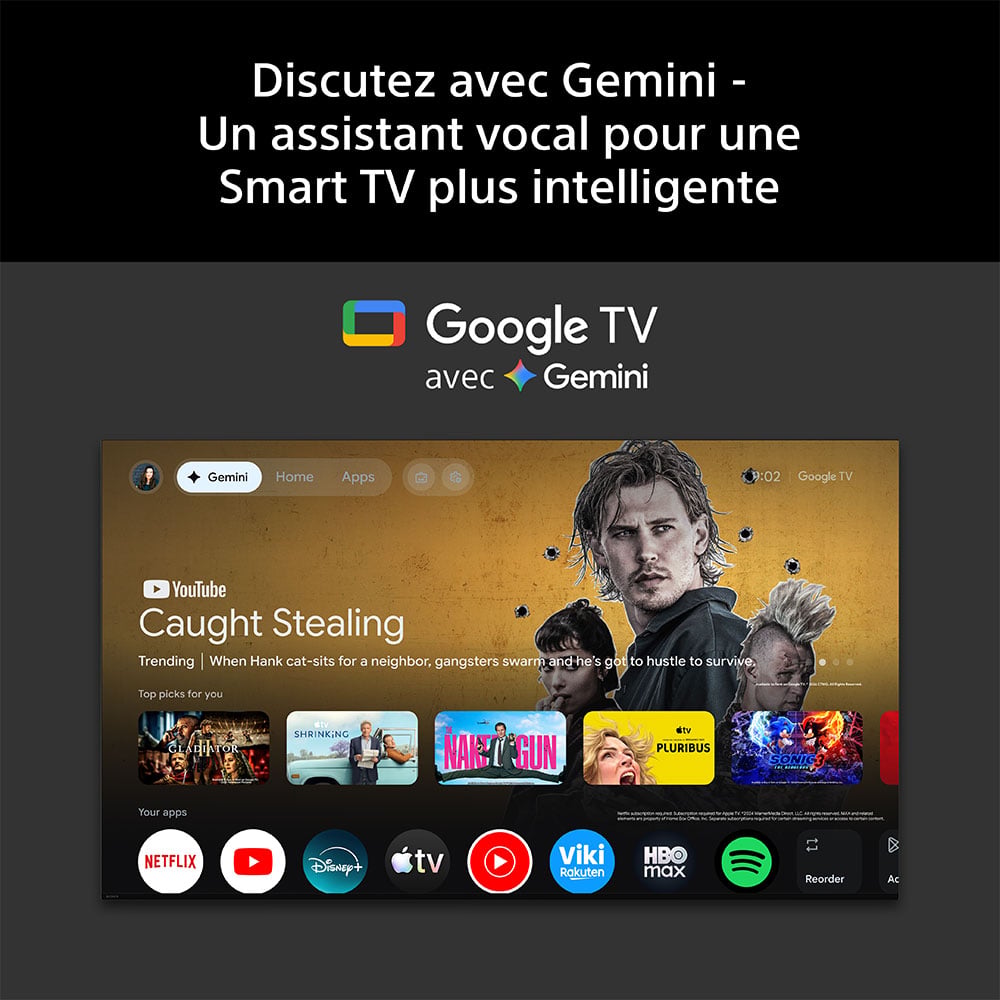 Sony K55A65PB 55"OLED 4K/120Hz/Google TV/Wifi/BT/HDR10 - TV Sony - 3
