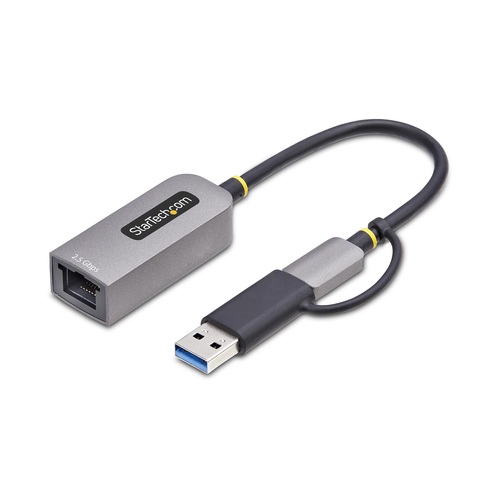Adaptateur Ethernet vers USB-C/USB-A - Connectique PC - 1