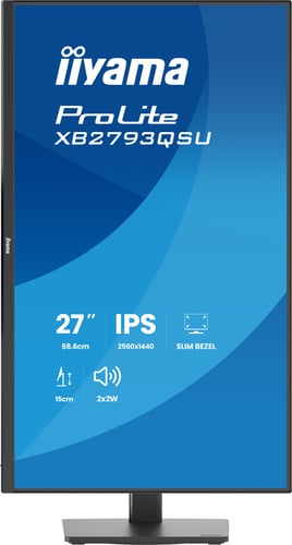 Iiyama 27 pouces  XB2793QSU-B1 - Ecran PC Iiyama - Cybertek.fr - 1