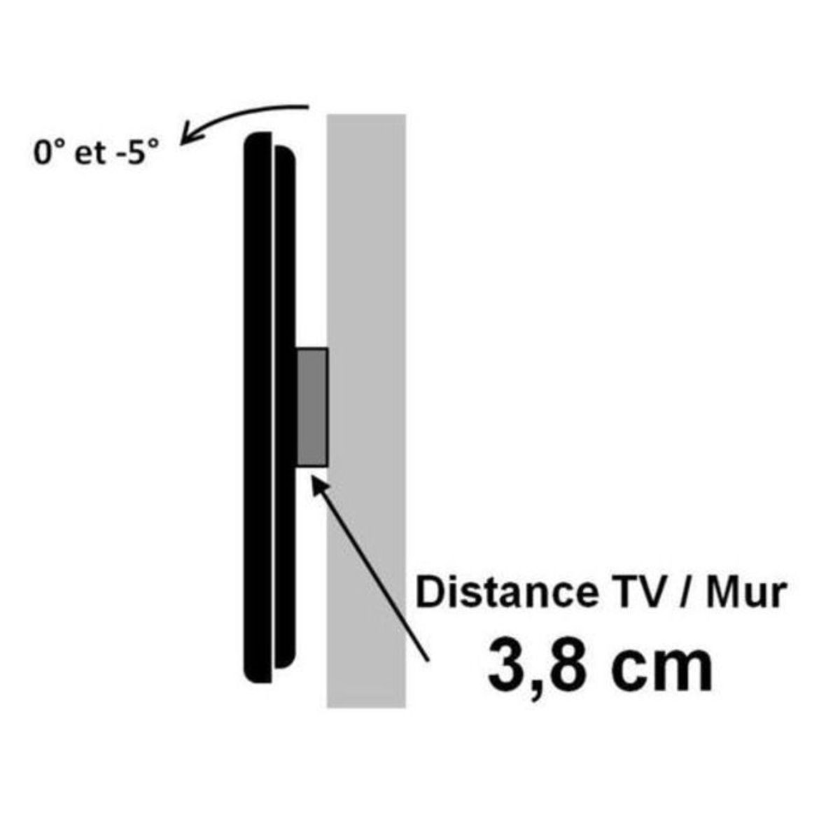 Support mural fixe pour écran 42" à 86"  - Accessoire écran - 1