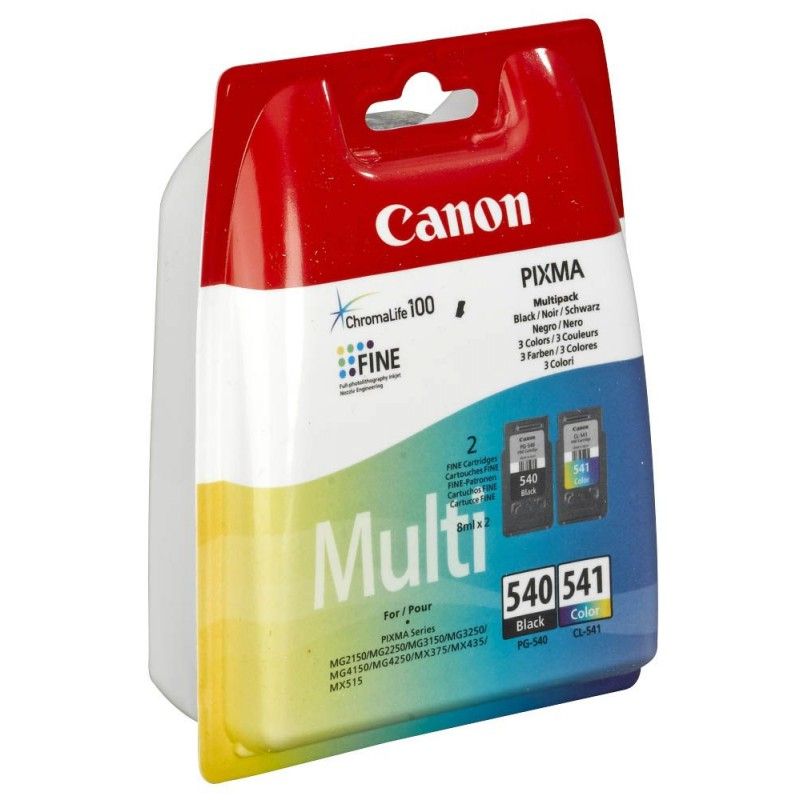 Cartouche d'encre Canon PG-540/CL-541 Multipack Noir + Couleur au meilleur  prix