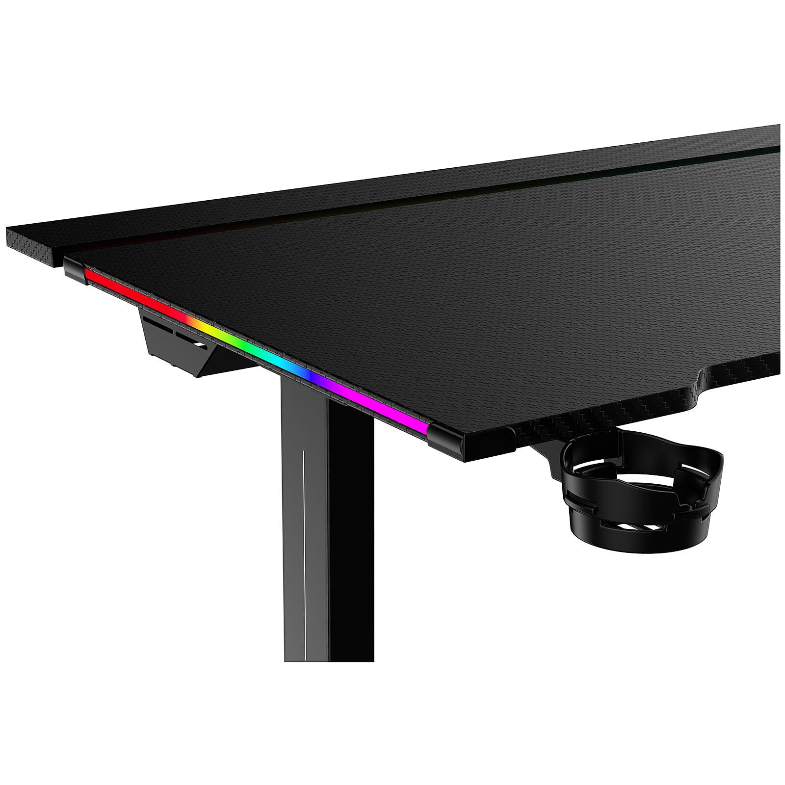 The G-LAB K-Desk Platinium RGB/Noir (K-DESK-PLATINIUM) - Achat / Vente Bureau sur Cybertek.fr - 3