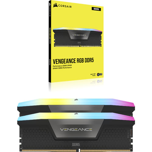 Corsair Vengeance RGB 96Go (2x48Go) DDR5 5200Mhz - Mémoire PC Corsair sur Cybertek.fr - 3