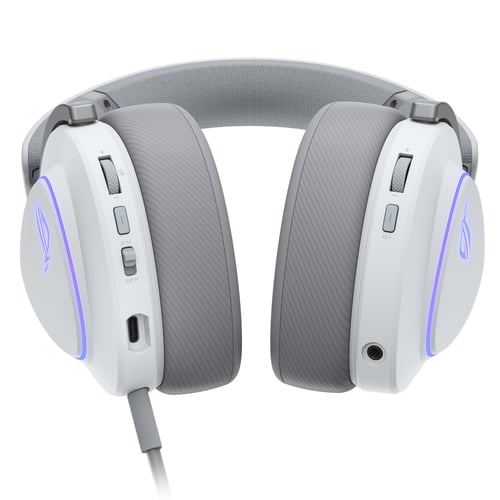 Asus ROG Delta II sans fil Stereo Blanc - Micro-casque - 7