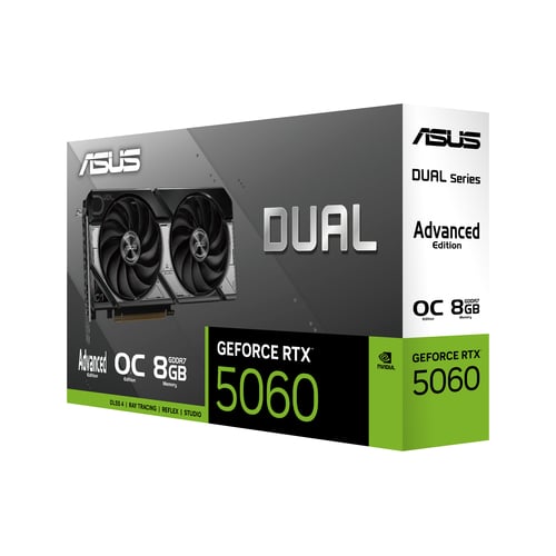 Asus Dual GeForce RTX 5060 Ti 8GB OC Edition Advanced - Carte graphique - 4