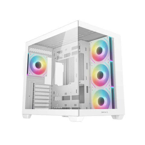 Deepcool CG530 4F Blanc Blanc - Boîtier PC Deepcool - Cybertek.fr - 1