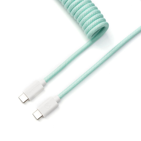 Cable Coiled Aviator - USB C - Menthe - Connectique PC - 0