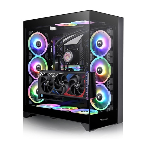 Thermaltake MT/Sans Alim/E-ATX Noir - Boîtier PC Thermaltake - 0