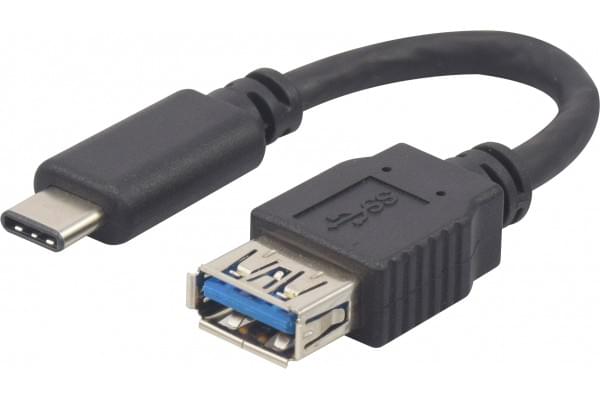 Connectique PC adaptateur USB 3.0 Femelle - USB C Male